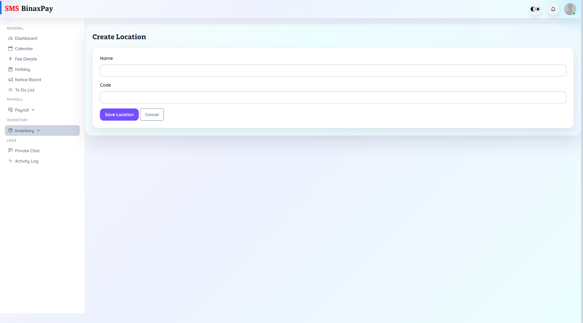 Locations screenshot 2