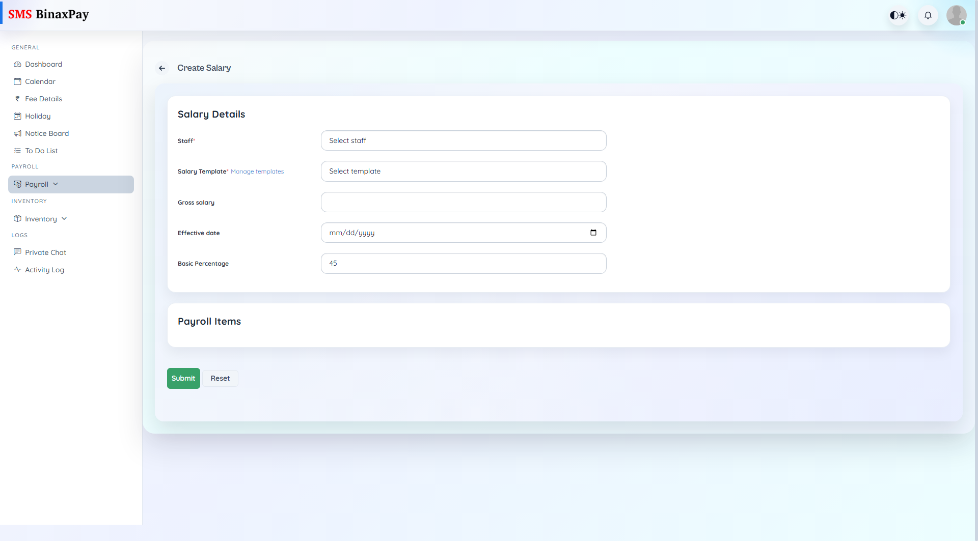 Salary Structure screenshot 2