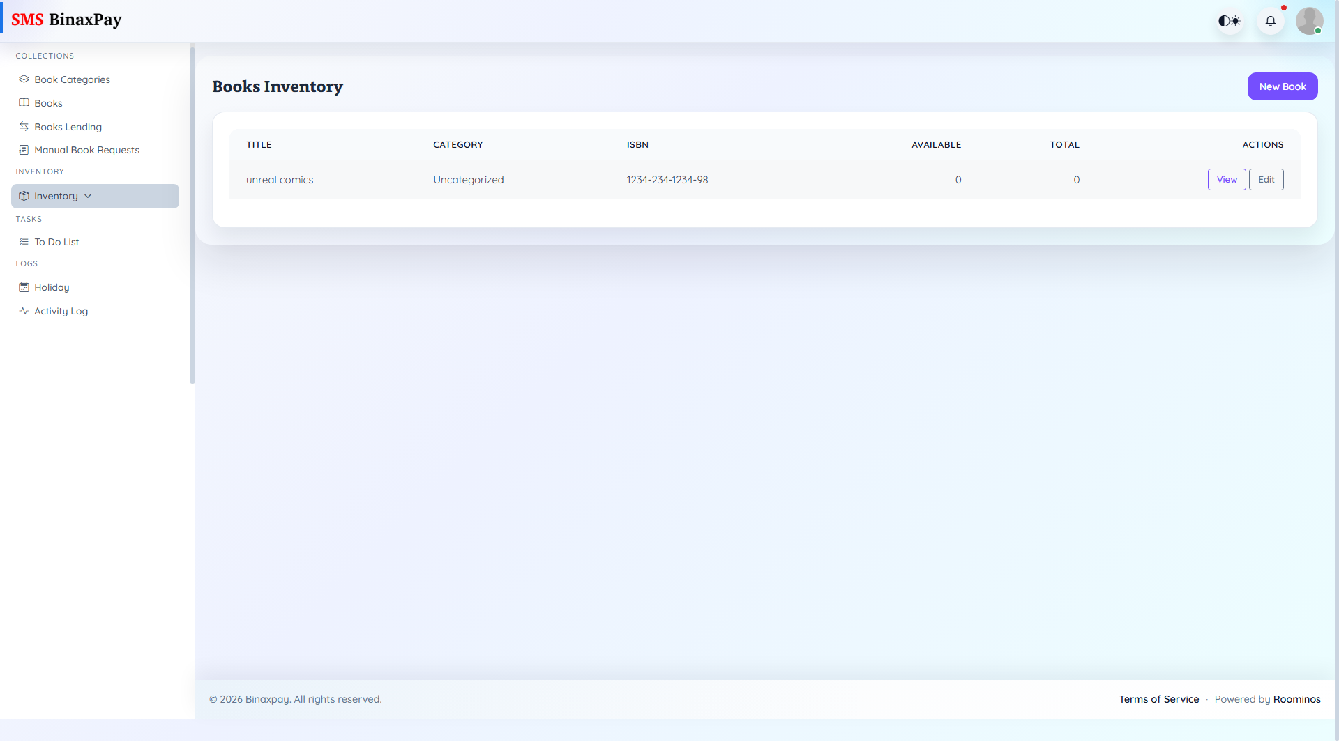 Inventory Books screenshot 1
