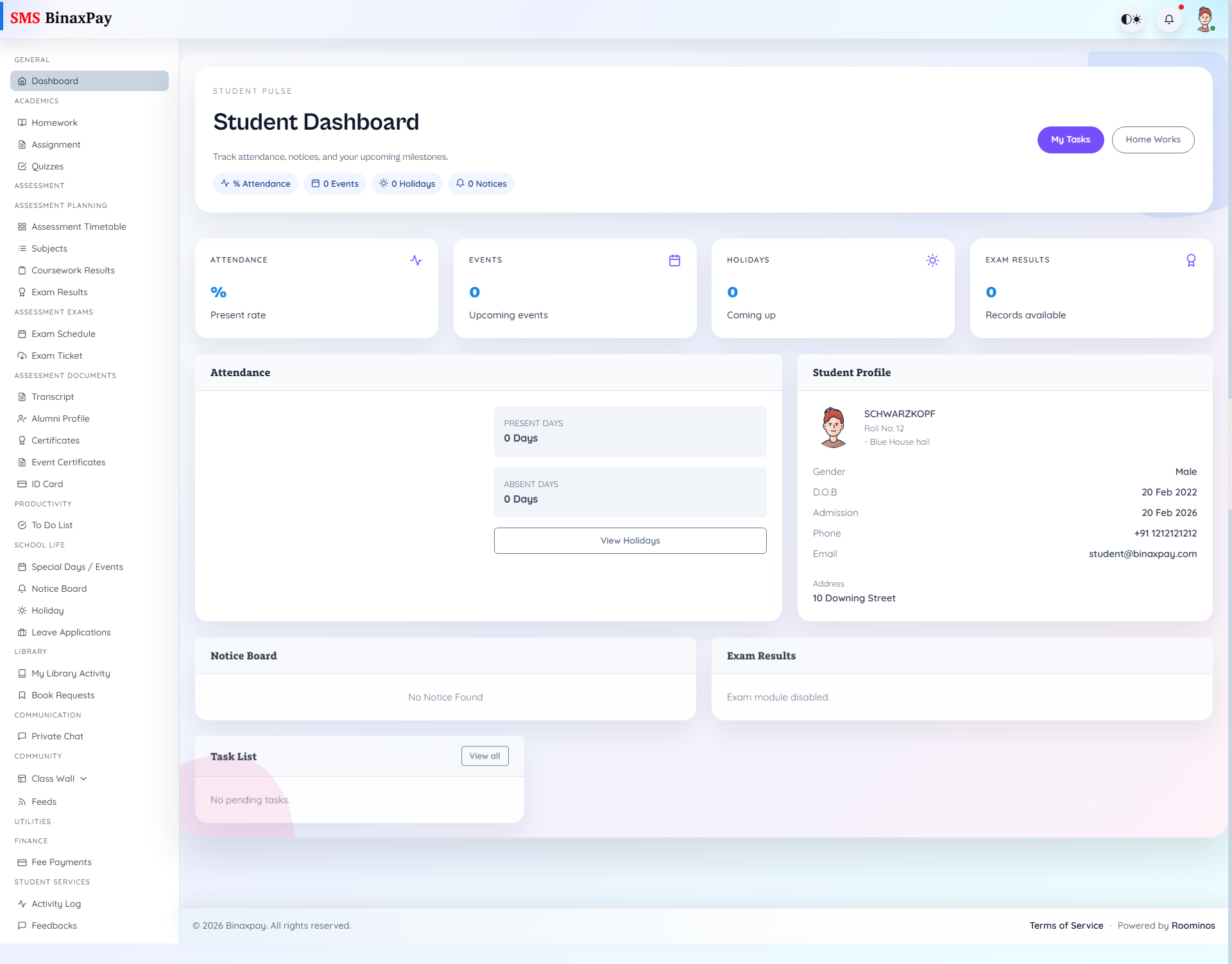 Dashboard screenshot 1