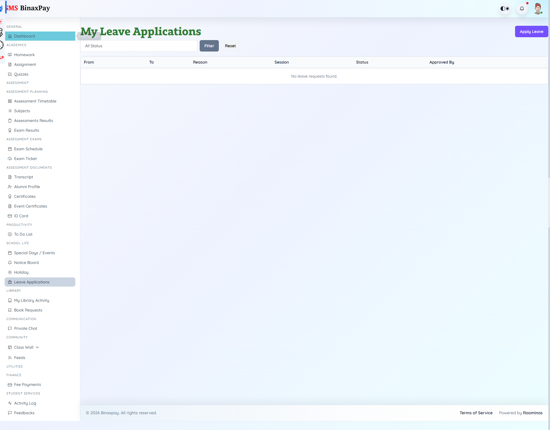 Leave Applications screenshot 1