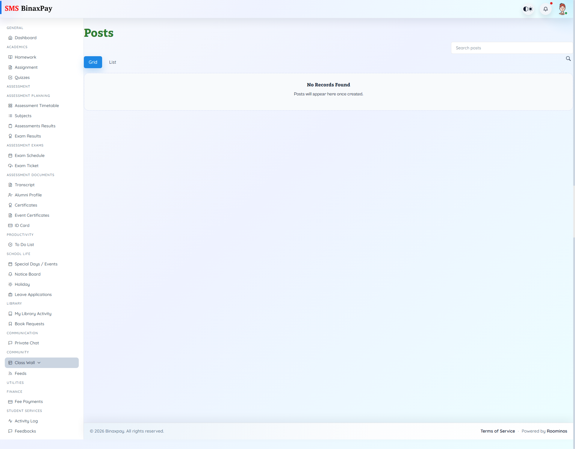 Classwall screenshot 1