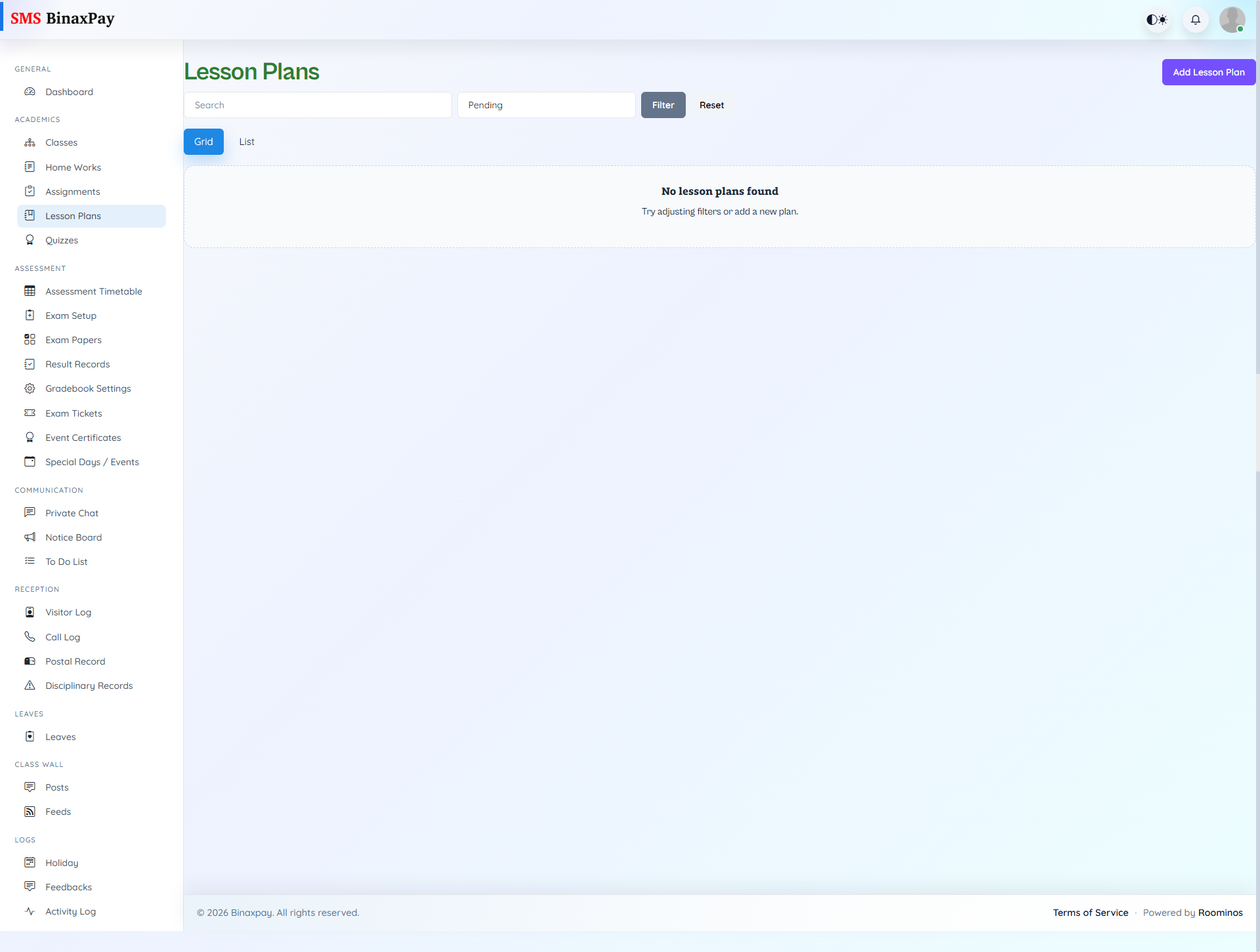 Lesson Plans screenshot 1