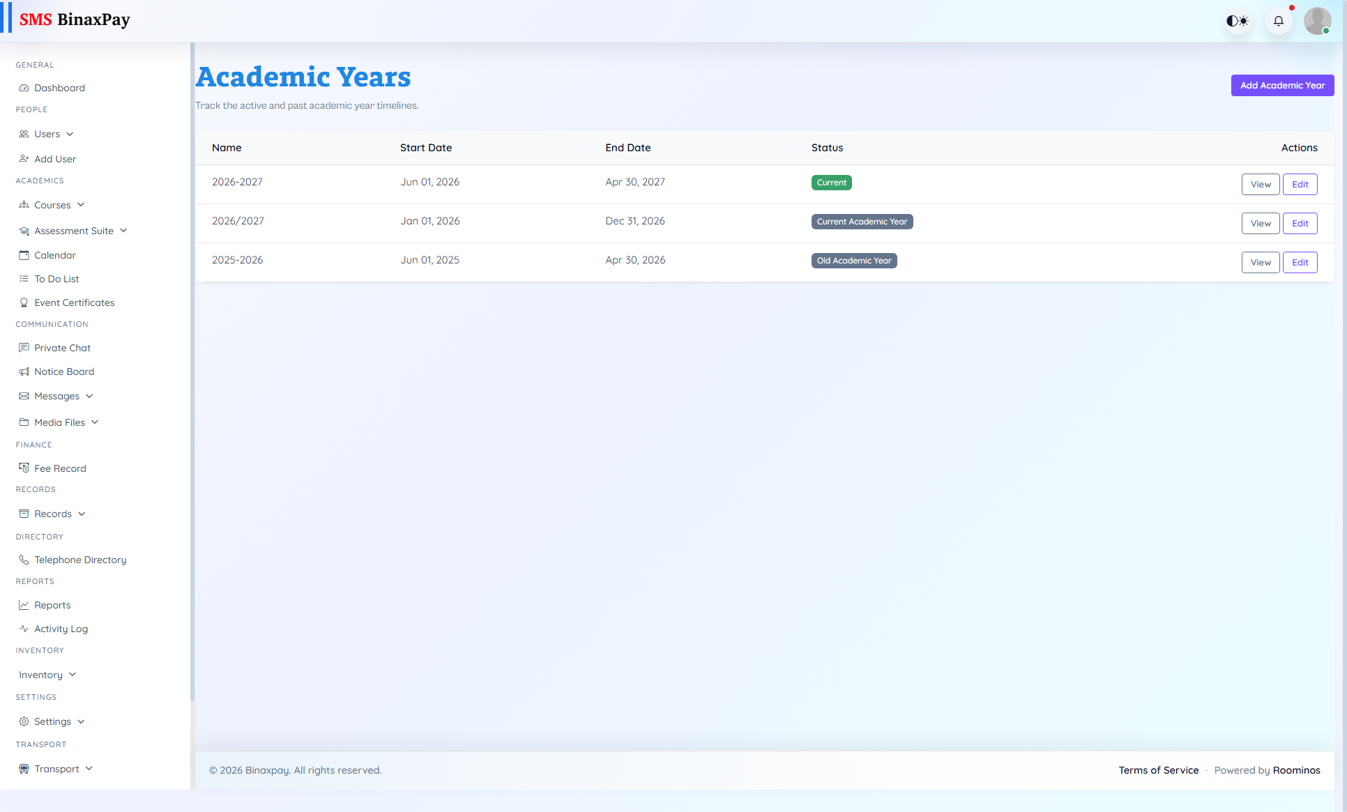 Settings screenshot 2