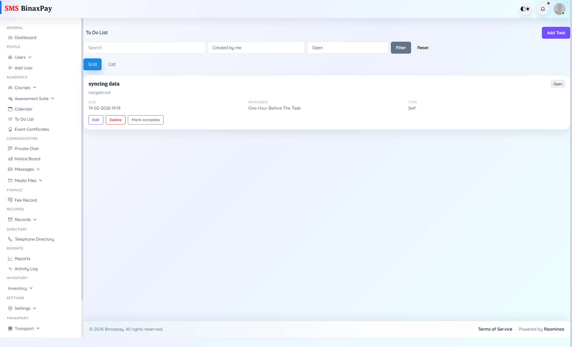 To Do List screenshot 1